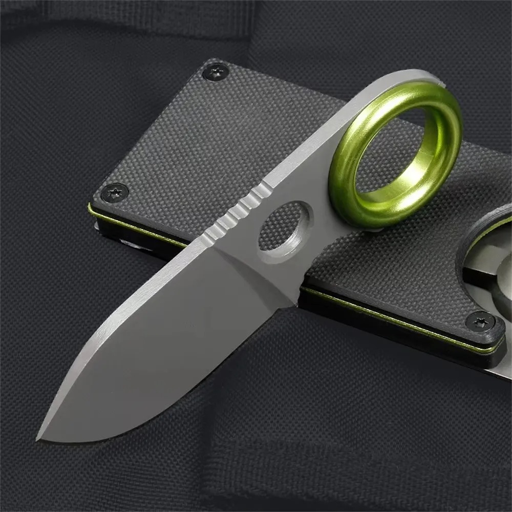 Edc Carry Fixed Blade Knife - Mini Halka Sabit Bıçaklı Bıçak Paslanmaz