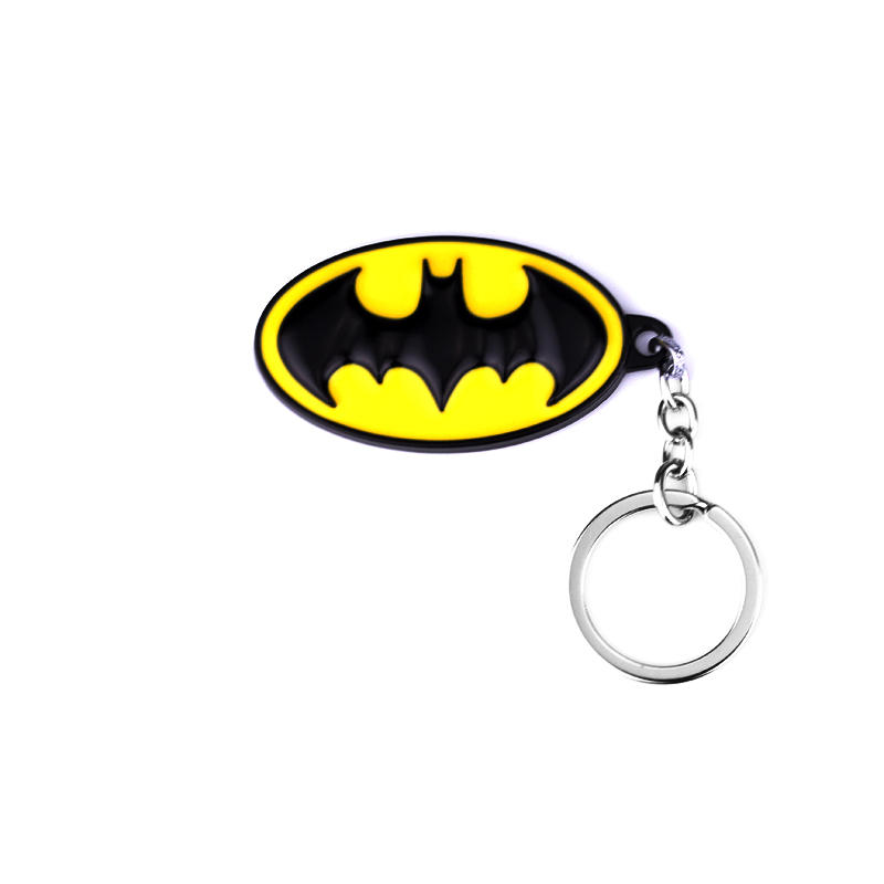 Carabiner Keychain - Yaratıcı Siyah Ve Sarı Oval Metal