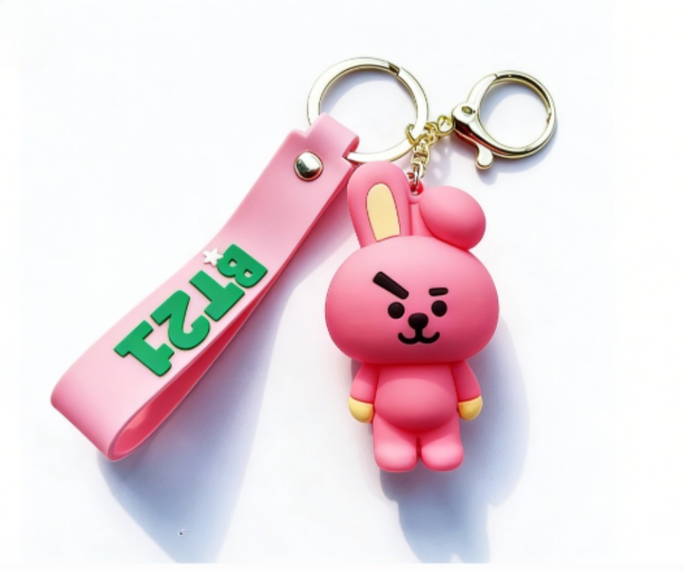 Carabiner Keychain - Yeni BT21 Koya RJ Shooky Cooky