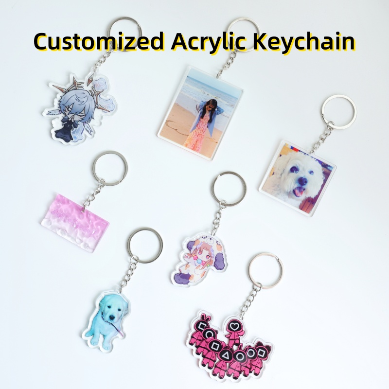 Carabiner Keychain - 2D DÜZ 6 cm/2.36 inç 1