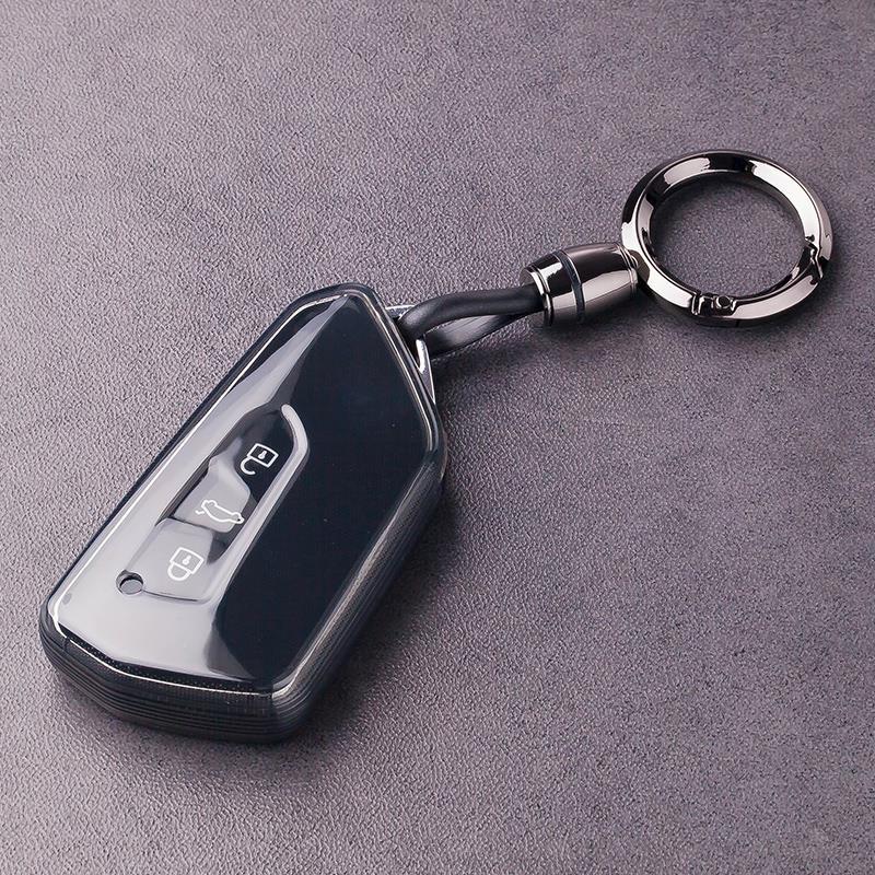 Carabiner Keychain - Şeffaf TPU Anahtarlık Kılıfı, Volkswagen Golf