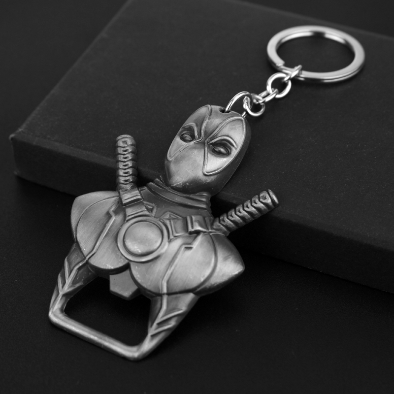Carabiner Keychain - Deadpool Anahtarlık Trendy Kişiselleştirilmiş Anahtarlık Şişe