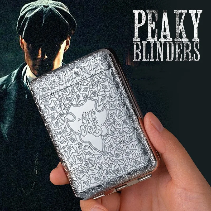 Lighter Insert Zippo - Vintage Kazınmış Sigara Tabakası, Peaky Blinders