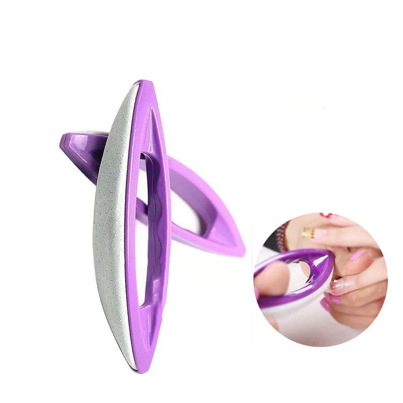 Nail File Titanium - Üstün Kaliteli Mor Koyun Derisi Tırnak