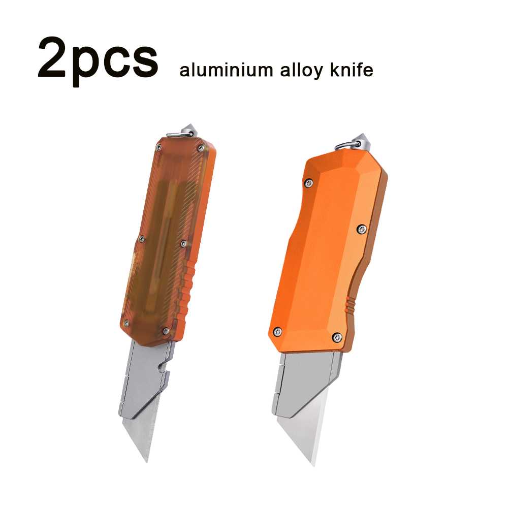 Edc (Every Day Carry - İki parçalı alüminyum alaşımlı kombinasyon bıçak