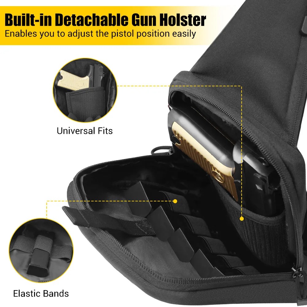 Gizli Taşıma Göğüs Çantası, Ta - Edc Carry Pistols incelemesi ve fiyatı