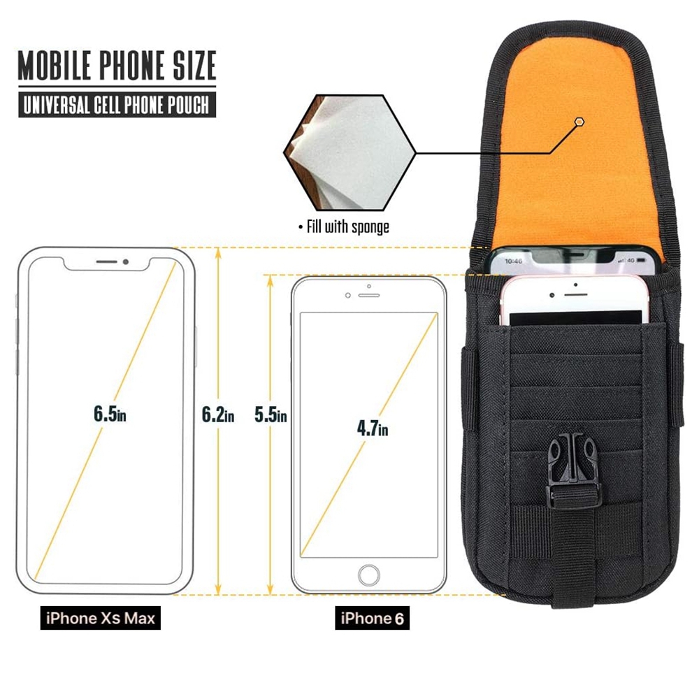 Taktik Telefon Çantası Molle,  - Edc Carry Belt incelemesi ve fiyatı