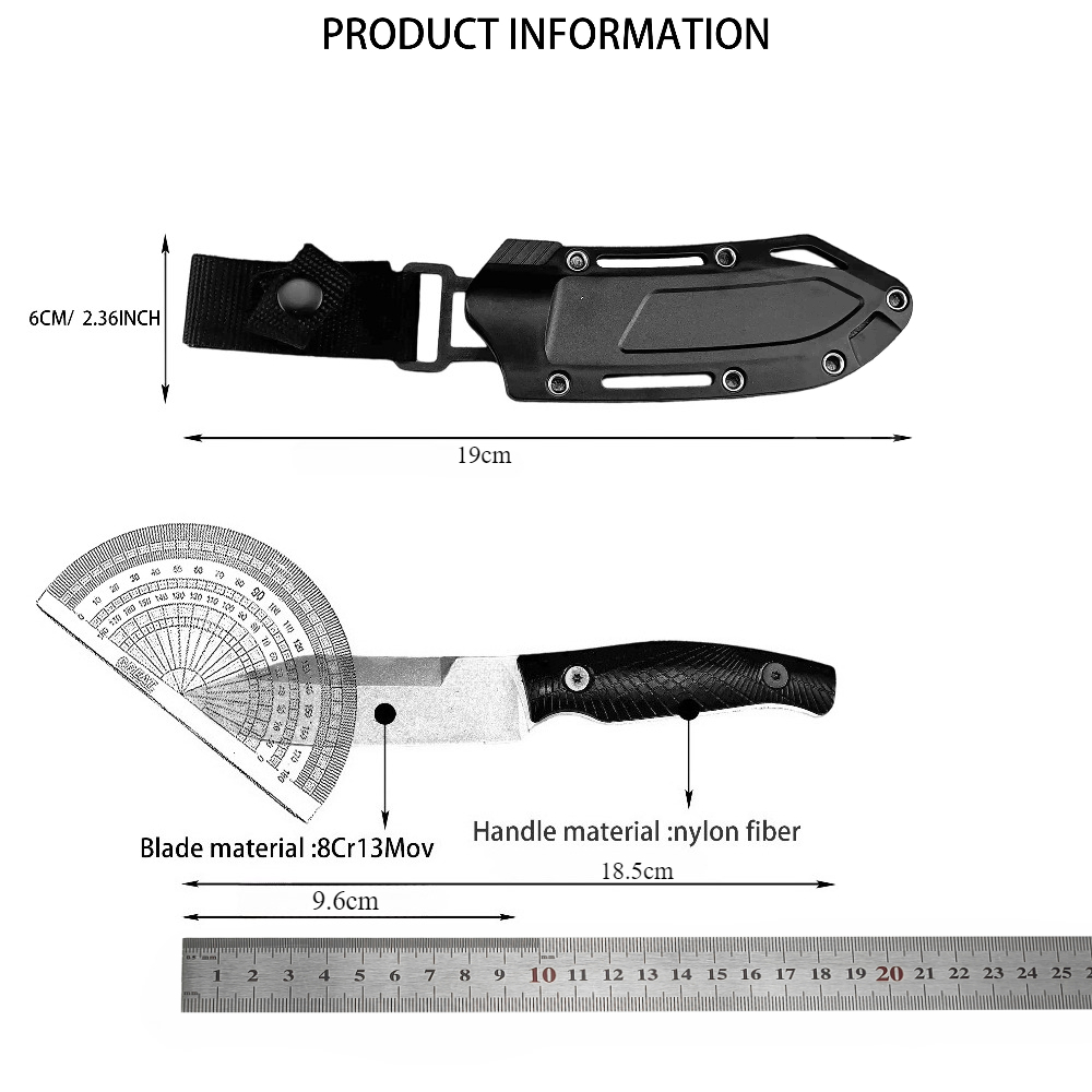 KS 1083 Siyah Küçük Düz Bıçak  - Edc Carry Fixed Blade Knife incelemesi ve fiyatı