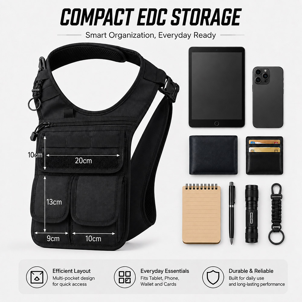 Taktiksel Gizli Koltuk Altı Al - Edc Daily Carry incelemesi ve fiyatı