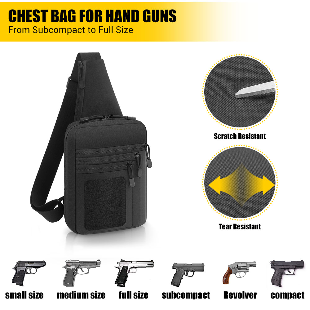 Taktik Tabanca Çantası Gizli T - Edc Carry Pistols incelemesi ve fiyatı