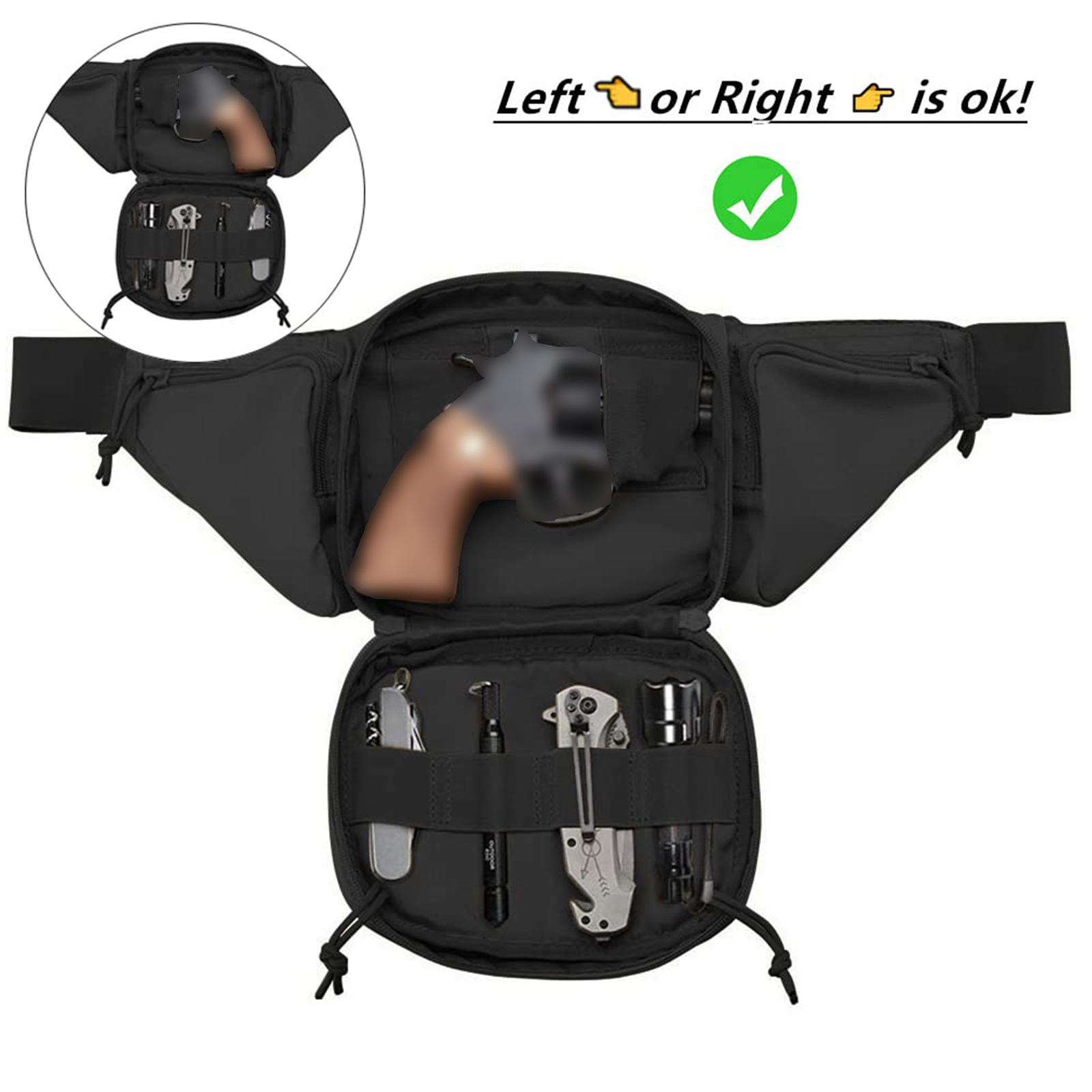 Taktik Fanny Paketi Silah Kılı - Edc Carry Pistols incelemesi ve fiyatı
