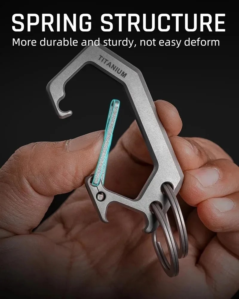 Titanyum Alaşımlı Balık Kılçığ - Bottle Opener Keyring incelemesi ve fiyatı